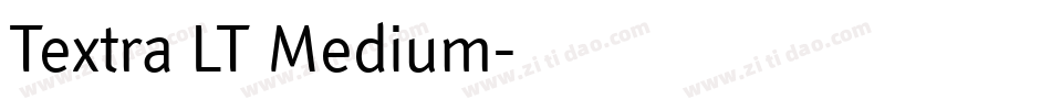 Textra LT Medium字体转换